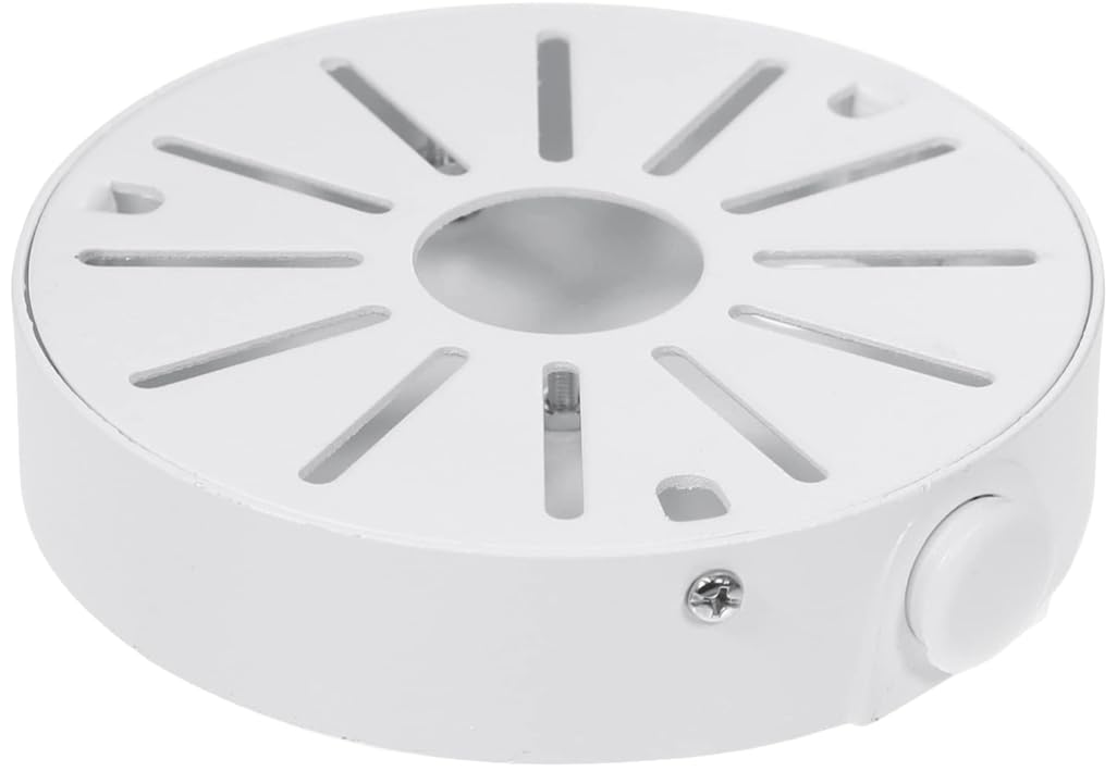 Universal Bullet Security Camera Mount Box, Bracket Hide Cable,Outdoor Camera Cover, Plastic Base Junction Box for CCTV Cameras