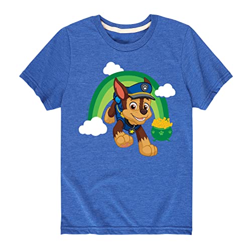 HYBRID APPAREL - Paw Patrol - St. Patrick's Day - Chase The Rainbow - Toddler and Youth Short Sleeve Graphic T-Shirt