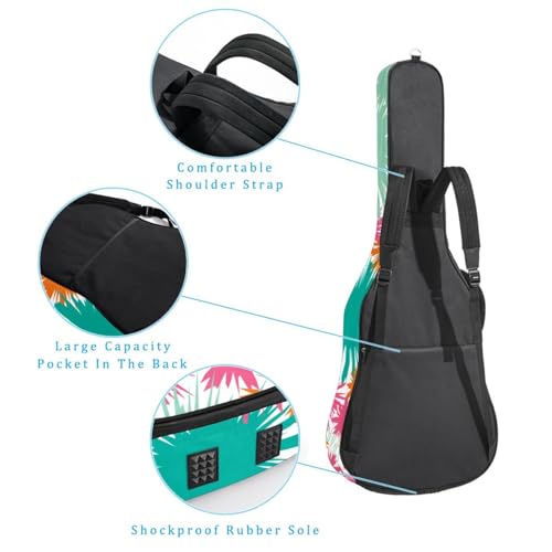 Housse imperméable en tissu Oxford pour guitare acoustique avec bandoulière et poches, motif graffiti tendance 109 x 42,9 x 11,9 cm, Multicolore 5., 42.9×16.9×4.7 in, Sac de transport tendance pour - Les Beatles, Paul McCartney, John Lennon, RIngo Starr, George Harrison Housse imperméable en tissu Oxford pour guitare acoustique avec bandoulière et poches, motif graffiti tendance 109 x 42,9 x 11,9 cm, Multicolore 5., 42.9x16.9x4.7 in, Sac de transport tendance pour – Image 4