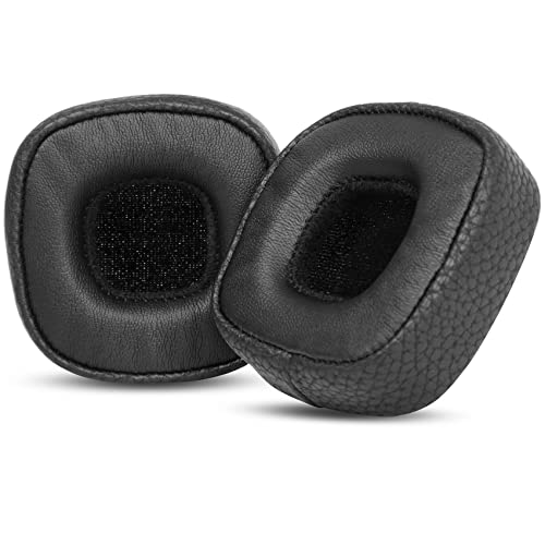 Almohadillas Major 3-YunYiYi de reemplazo compatibles con auriculares Marshall Major III, cuero proteico negro miniatura 4