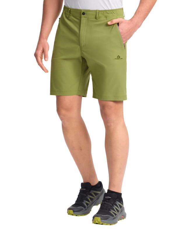 Short de randonnée homme Pioneer Camp imperméable et élastique pour le trekking d'été