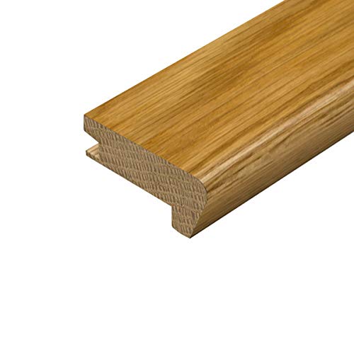 Buy Solid Wood Stair Nose Lacquered Oak Wood Nosing 0.9m 900mm to Match