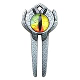 Pitchgabel und Ballmarker, mit robuster Konstruktion, 8 x 4 x 1,2 cm, Golfballmarker, Golfplatz-Wartung, Turnier und Praxis, für Übungsveranstaltungen, Turniere