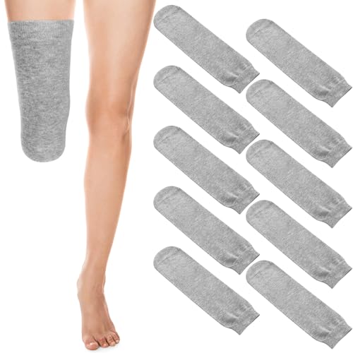 Image of 10 Pcs Prosthetic Stump Shrinkers Amputee Socks Stump Shrinker Prosthetic Limb Socks for Men Women