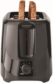 MS Premium 2 Slice Toaster with 6 Shade Settings and Removable Crumb Tray, Balck