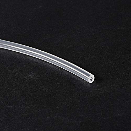 uxcell silicone tubing 05mm13234 id x 1mm od 16ft5m silicone rubber tube air hose water pipe clear
