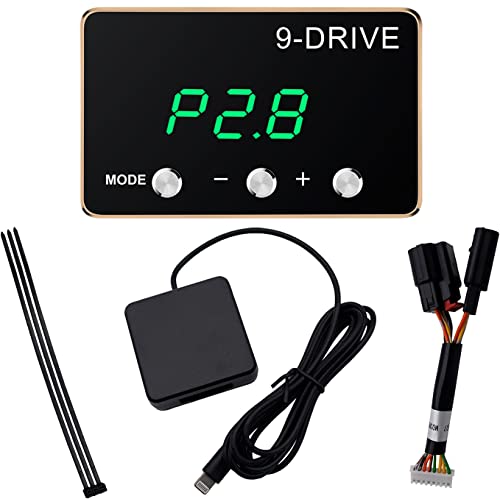 Throttle Response Controller,9 Drive Throttle Controller,Intelligent Electronic Racing Pedal Accelerator for JEEP JK Dodge RAM 1500