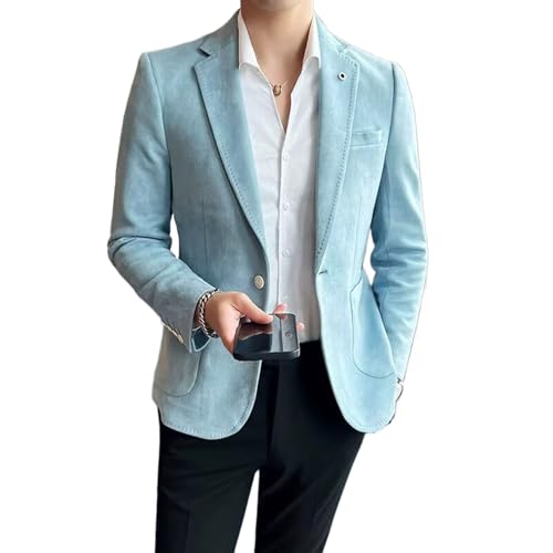 Suit Coat Men's Slim Fit Blazer Coat Business Casual Wedding Plus Size Suit