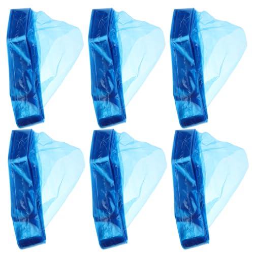 Cabilock 6 Rolls Diaper Pail Bag Rubbish Bags Diaper Bin Bags Travel Diaper Bags Diaper Bin Liners Diaper Trash Bags Diaper Bags Refill Recyclable Trash Bags Trashcan Nappy Bags or Blue