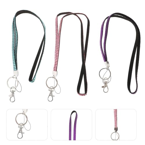 Cordones para móvil de gemas con 3 piezas de aleación para fundas 7