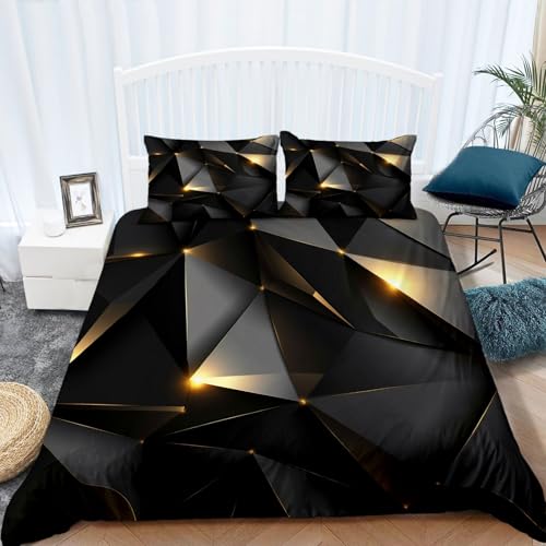 Housse de couette microfibre anti-plis et facile à enfiler grâce à sa fermeture éclair - 3