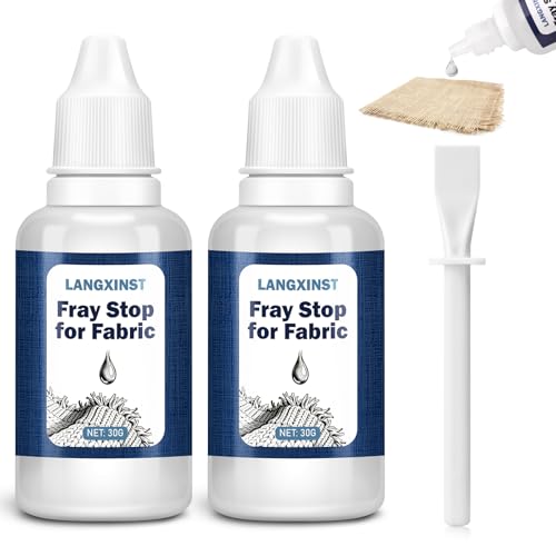 Fray Check for Fabric Clear, Stop Fraying Fabric Sealer Prevent Fraying and Unraveling Edge Sealing Dried Clear Soft Flexible for DIY Sewing Crafts, Gift for Handicraft Enthusiasts