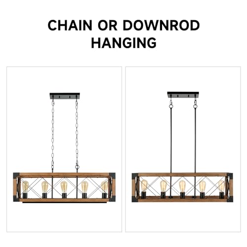 Farmhouse Kitchen Island Lighting for Dining Room, Kitchen, Bar, Coffee, Pool Table, Entryway