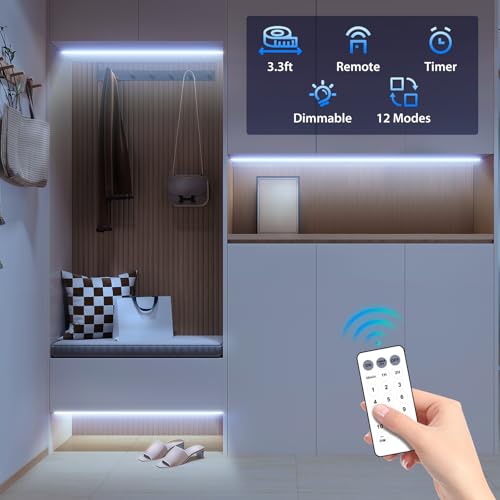Tira LED a pilas 3 piezas 3.3 pies con control y temporizador miniatura 6