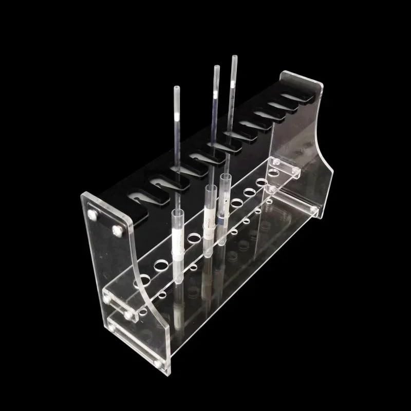 Organic Glass erythrocyte Sedimentation Rate (ESR) Test Tube Rack, Packaged with 10 Holes of 1/EA Organic Glass Rack