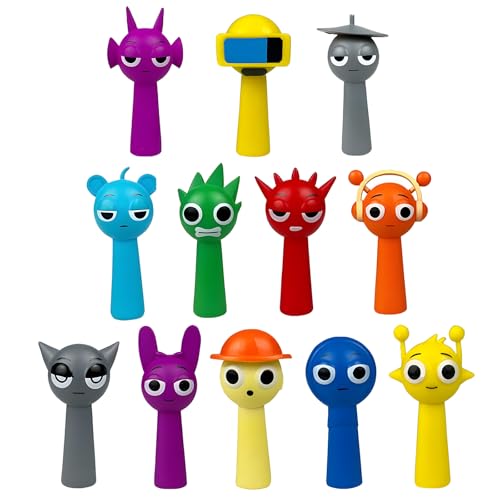 IN-IMAGINE 12 Pcs Handmade Figurine Game Peripheral Model Ornaments Enrich The Style of Your Room and Living Room Suitable as Compact Small Ornaments to Increase Scene Vitality