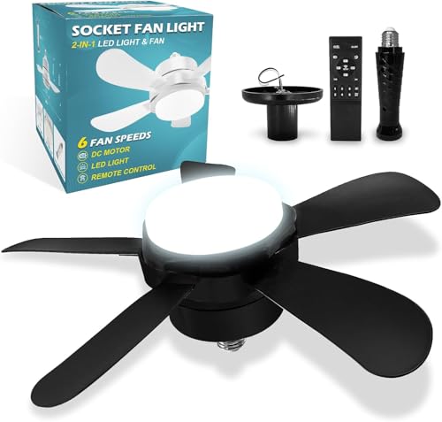 oxylops Ventilador de techo con luz LED, diámetro de 40 cm, 6 velocidades silencioso, control App/mando a distancia, E27 con base incluida, 3 temperaturas de color, reversible verano/invierno