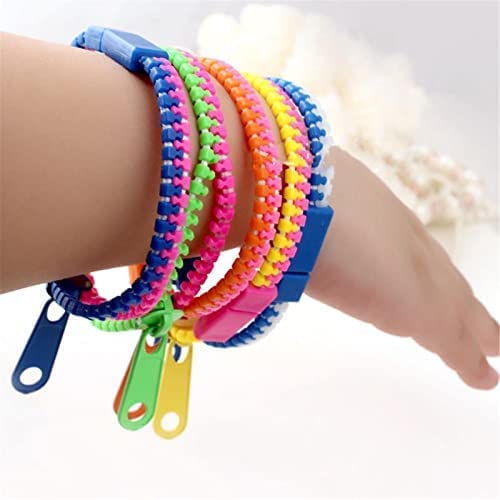 Kapoor Crafts® Funky Rakhi Zipper Bracelet Fidget Toy Stress Relief Anger Free Anti Anxiety Finger Touch Sensory Activity Relax Assorted Pack Mini Random Colorful (Multicolor 6 Pcs) (B0B75NHT3T) Amazon Price History, Amazon Price Tracker