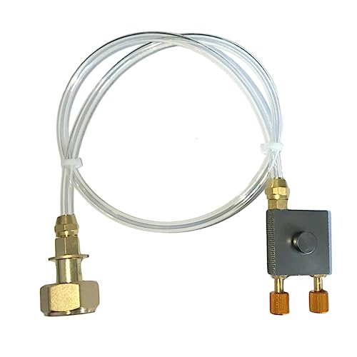 KESYOO Camping Gas Stove Adapter Gas Refill Valve with Self Closing Function for Outdoor Stoves Reliable Conversion Joint for Flat Gas Tanks Essential Camping Tool