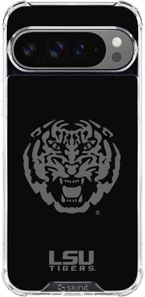 Skinit Clear Phone Case Compatible with Google Pixel 10 Pro - Officially Licensed LSU Geaux Tigers Design