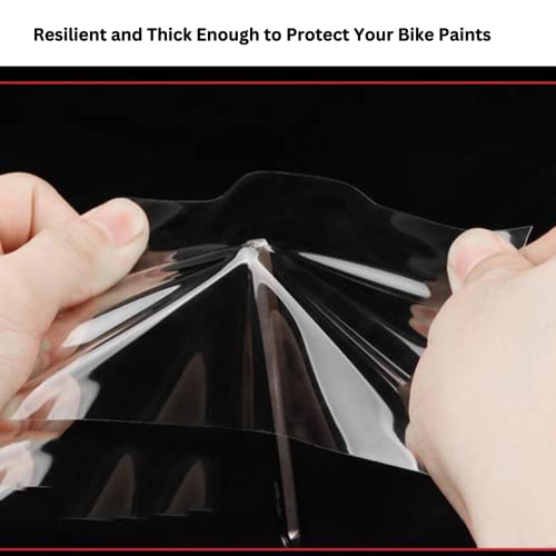 image for TURBOOST Bike Frame Protection Tape Sticker Vinyl Wrap Skin, MTB Bicyc