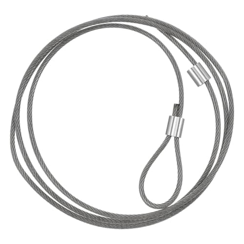 BRIGHTFUFU Steel Wire Basketball Net Cord Basketball Hoop Net Replacement Chain Link