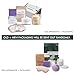 Natural Amor Spa Gift Set for Women – Handmade Lavender Soap, Rose Clay Mask, Candle, Rose Bath Salt & Sleep Mask – Relaxing Self Care Kit, Birthday Gift Box for Her