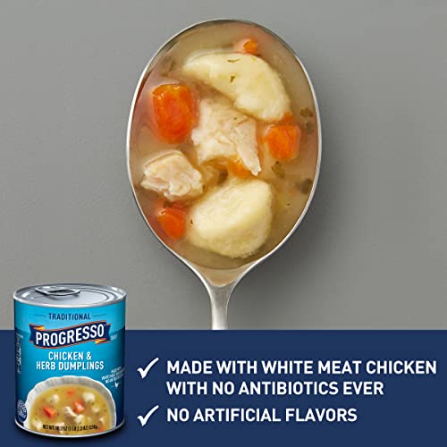 Progresso Traditional, Chicken Herb Dumpling Soup, 18.5 Oz (Pack Of 12) #TOP2