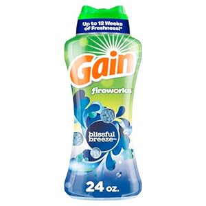 Gain Fireworks In-Wash Scent Booster Beads, Blissful Breeze, 24 oz