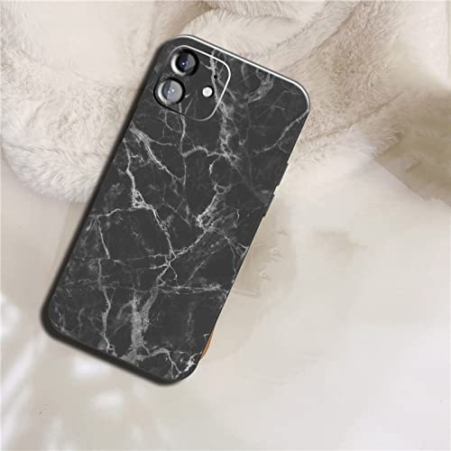 Coque silicone souple texture marbre antichoc pour iPhone 11 et X