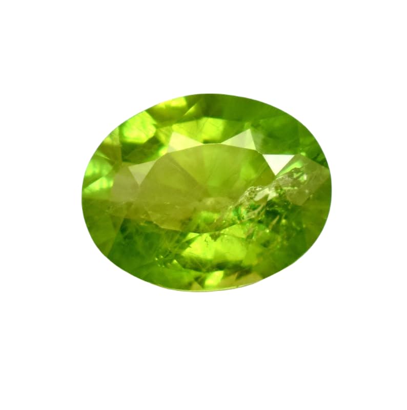 Péridot naturel ovale pour créer un cadeau unique en bague ou pendentif