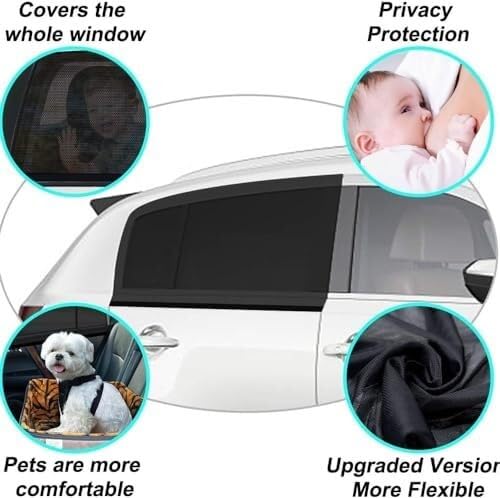Per Kia Per Sportage 2021-2023, tendine parasole laterali per auto, protezione da sole/UV/privacy, 2 anteriori Tendine