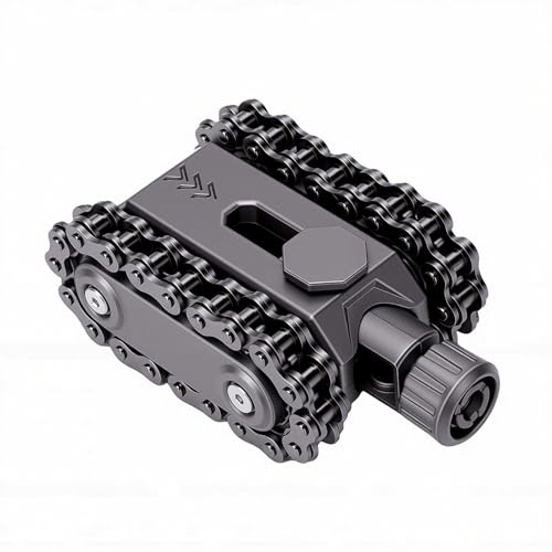 BAFOVY Chain Fidget Toy, with Tactile Feedback, Multi Use Metal Slider Roller Chain Combo, Quiet Spinning, Compact, for Commuting or Work Break Time