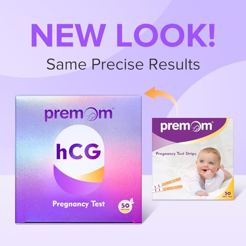 Image of Premom Pregnancy Test Strips - Early Detection Pregnancy Test Kit Powered by Premom Ovulation Predictor APP (50 Count)
