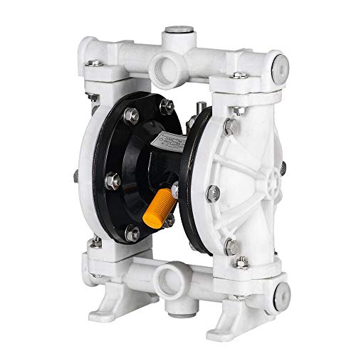 SOFEDY Air Diaphragm Pump Waste Oil Pump Double Diaphragm Heavy Duty Transfer Pump 1/2" Inlet & Outlet Air Operated Pneumatic for Chemical Industrial 13GPM