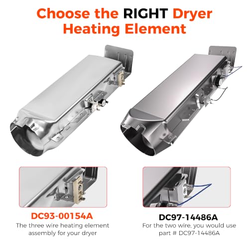 Repuesto de elemento calefactor secadora Samsung DC93-00154A 5