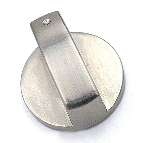 Manopole Fornello A Gas CUEMOON - Set Di 6, Metallo Argento, Per Forni E Piani Cottura - Foto 8