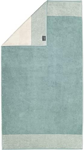Cawö Luxury Home Walkfrottier Handtücher Serie Two-Tone Platin 590-76