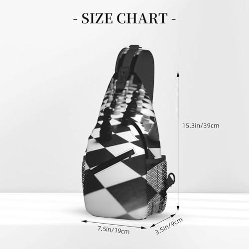 Bolso bandolera cruzado para hombre negro miniatura 3