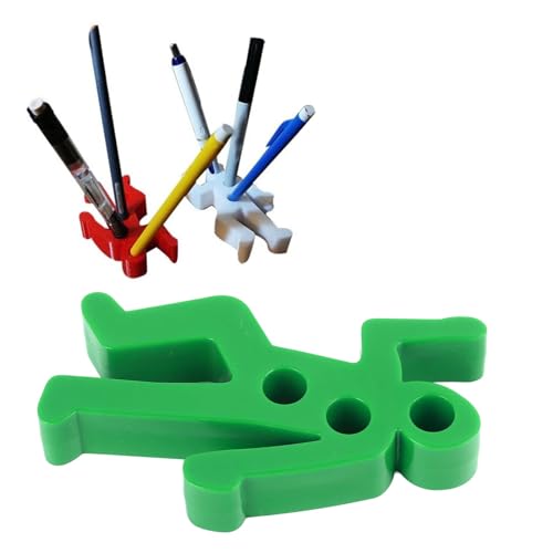 Luqeeg Realistic Crime Scene Pencil Holder, Dead Pen Holder for Desk Novelty Humor Office Desk Accessory (Green) - Image 2