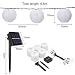 Farolillos Solares Exterior de Luces de Cuerda, ALED LIGHT 6m 30 LED...