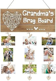 Grandma Gifts Christmas Gifts for Grandma Picture Frame from Granddaughter - Grandma Christmas Gifts Grandma Brag Board from Grandkids, Grandma Grandmother Gifts for Christmas, Grandma Photo Holder