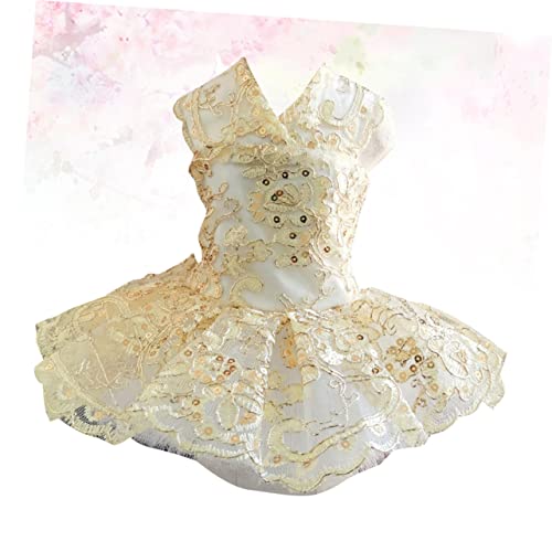 BESPORTBLE Saia De Renda Animal De Estimação Vestidos Para Cães Saias De Verão Vestidos De Florista