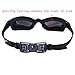 Liees CANG Swimming Goggles for Adult and Kids- Swim Goggles Anti Fog - UV Protection - Comfort fit for Unisex Men and Women, Teenagers (Adult-Black)