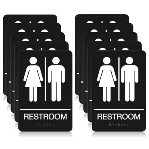 Panneau de toilette braille ADA pour rendre vos sanitaires accessibles sans travaux