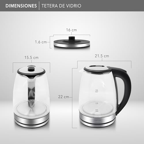 La mejor comparación de Tetera Electrica Rca , listamos los 10 mejores. 9 Tetera Electrica Rca marca RCA (3)