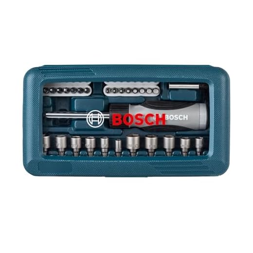 Bosch Kit De Pontas E Soquetes Para Parafusar Com 46 Peças