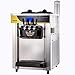 VEVOR Máquina de Helados Comercial 2200 W Máquina de Helado Suave Plata 22-30L por Hora Máquina para Hacer Helados Suaves en Cafeterías, Buffets, Tiendas de Bebidas, Restaurantes