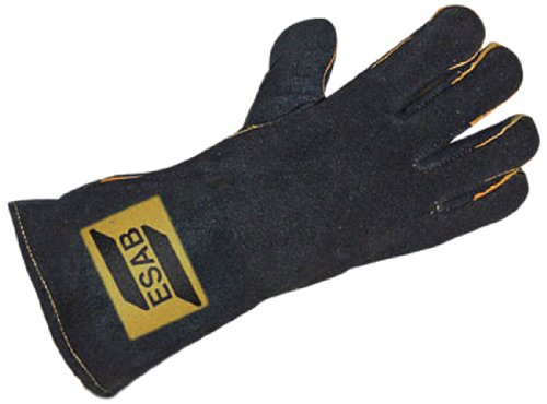 ESA 0467222007 - Gants de soudure en croute, robuste, noir Cover