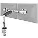 Produktbild RICOO TS3711 Gasfeder PC Monitor Tisch-Halterung 2 Monitore Voll-Beweglich 13-27 Zoll (33-69 cm) Computer Bildschirm-Ständer Stand-Fuß VESA 100x100